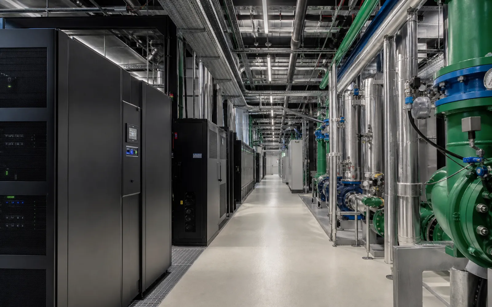 Operational energy systems supporting data centres facilities.
