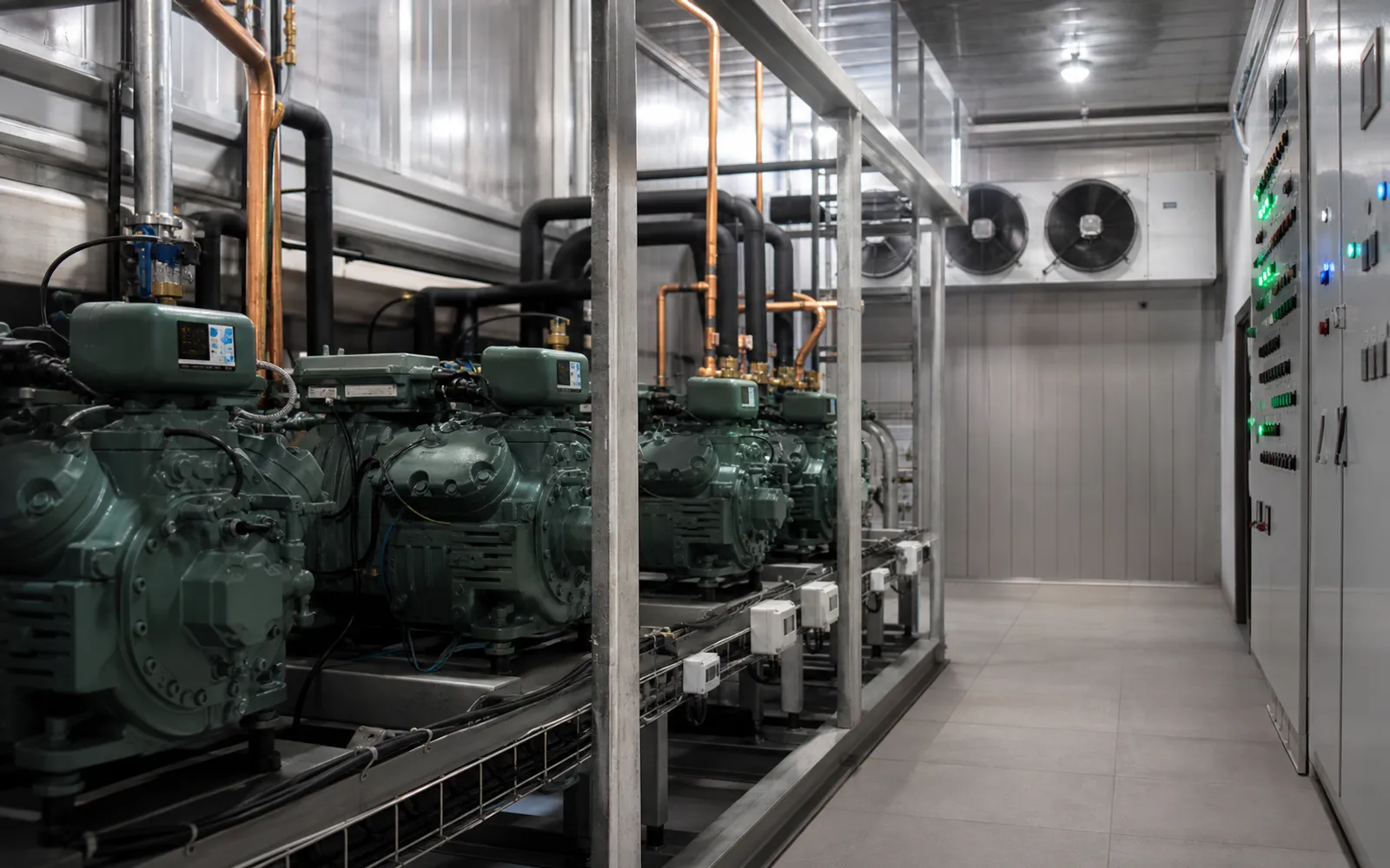Operational energy systems supporting food & cold chain facilities.