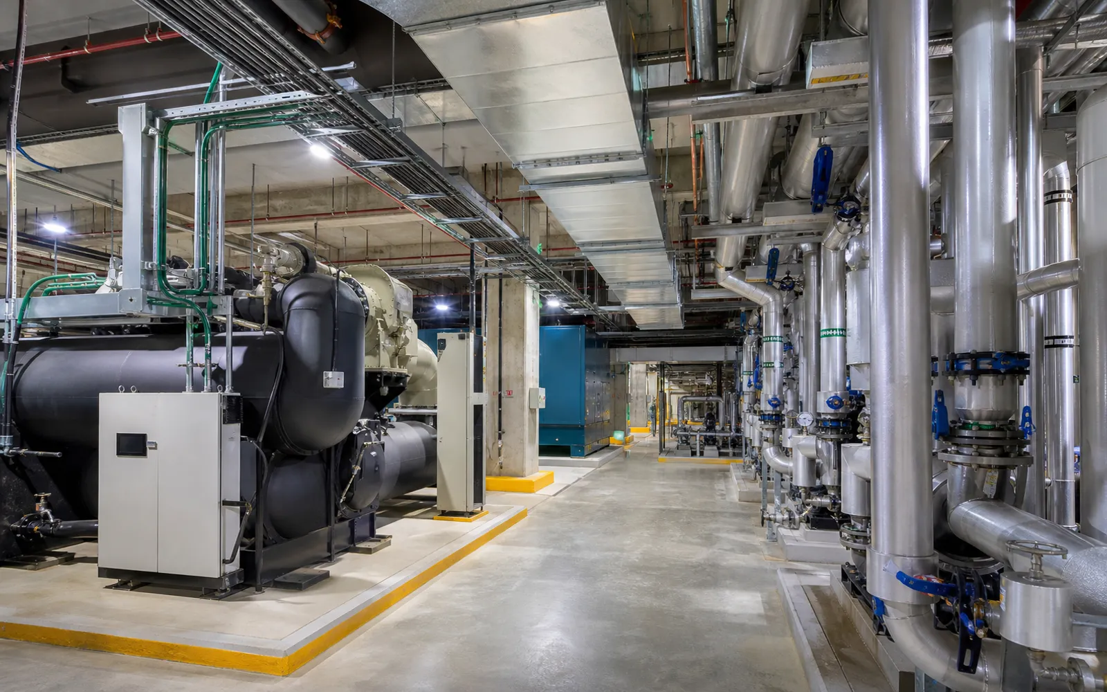 Operational energy systems supporting retail & malls facilities.