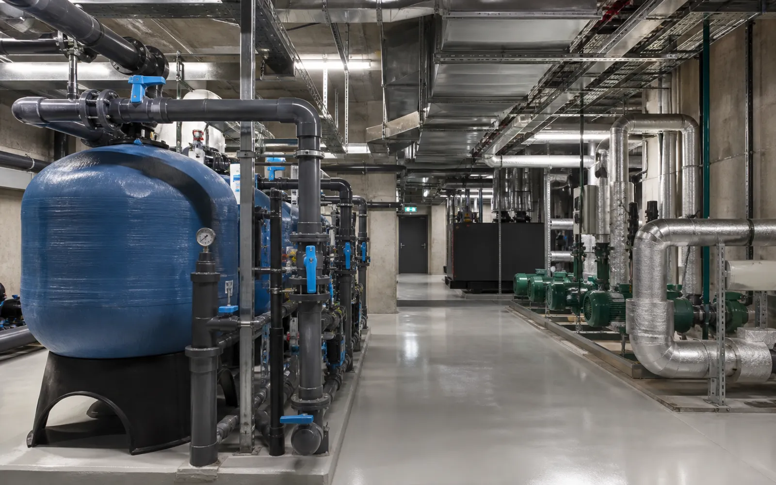 Operational energy systems supporting wellness centres facilities.
