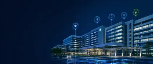 Healthcare facility with critical energy systems