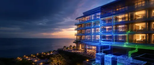 Energy-aware hotel and hospitality environment