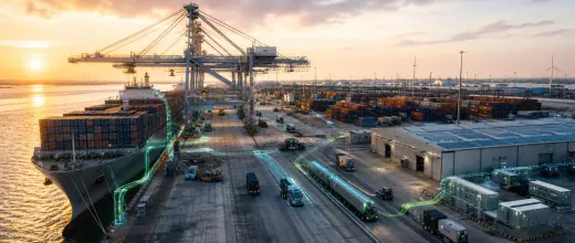 Port and cargo logistics energy operations