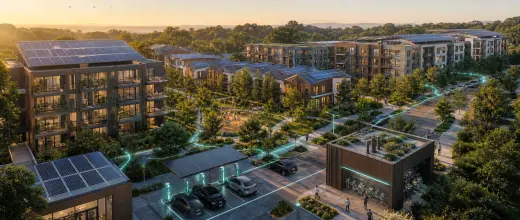 Sustainable connected residential community